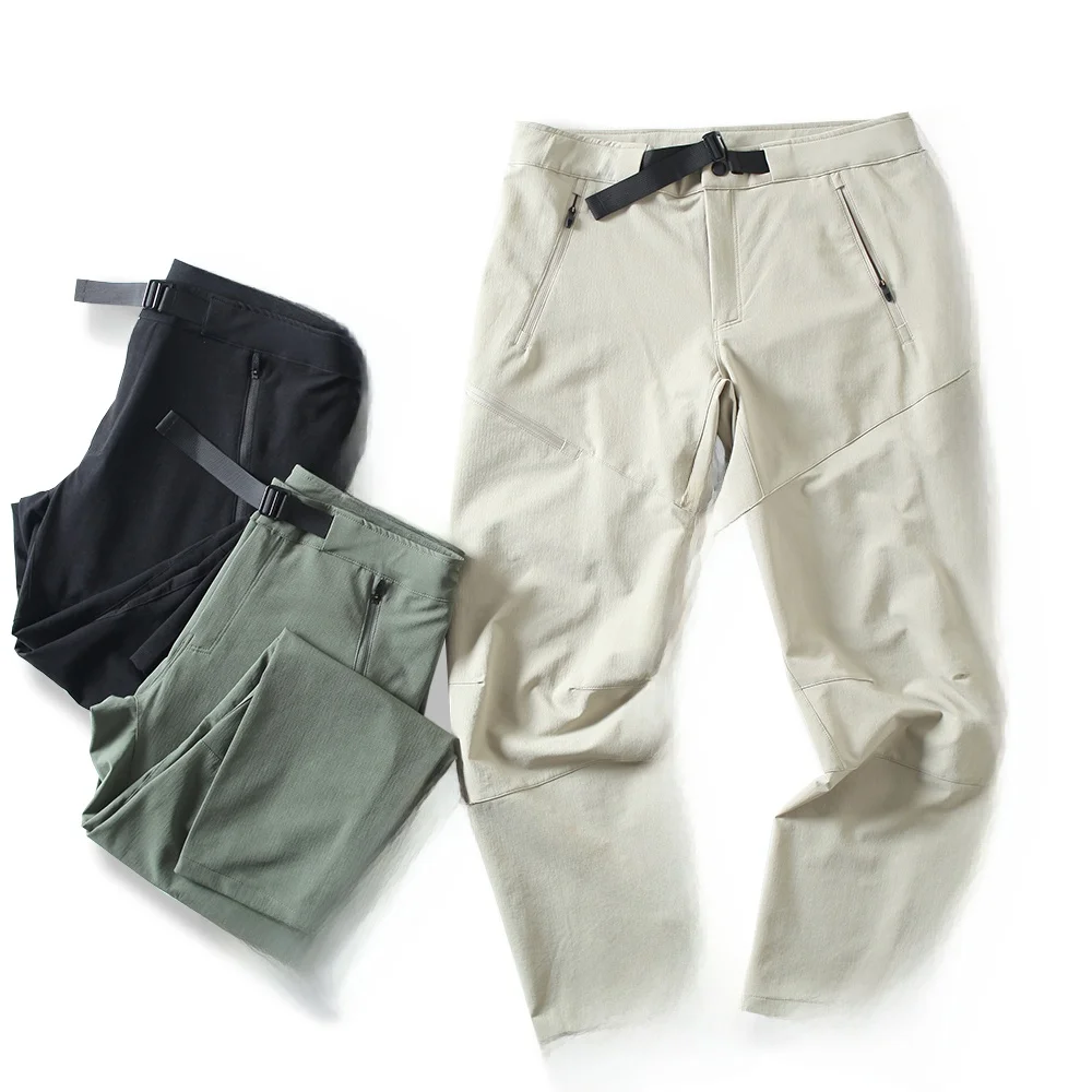 

Outdoor Elastic Qui Dry 3D Cut Spring Autumn Men's Slim Fit Lightweight Breathable Sport Soft ell Casual Long Pants