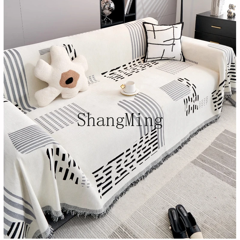 

ZYY anti-cat scratch sofa towel, a whole full-cover chenille premium fixed non-slip seat cushion towel