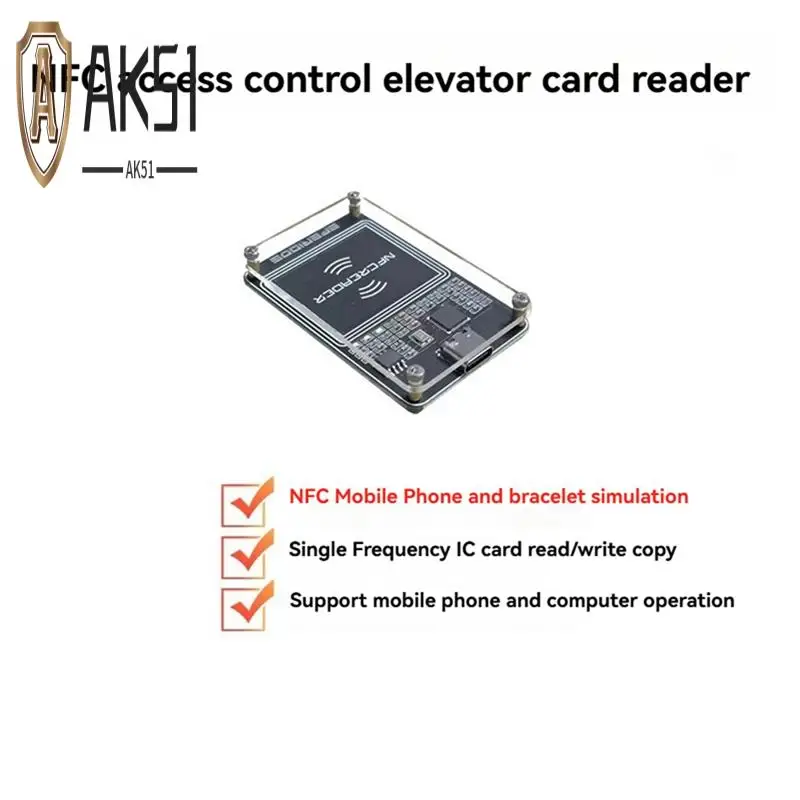 

AK51-RFID 13,56 МГц PCR532 CUID IC Card Reader Wirter NFC RFID Беспроводной модуль с интерфейсом Type-C