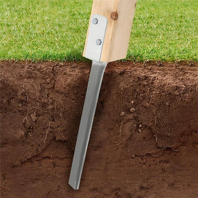HGFLE-Wood Pile Impact Grounding Sleeve Steel Hammer Grounding Anchor Wood Post Reinforcement Ground Anchor Suitable For Swing