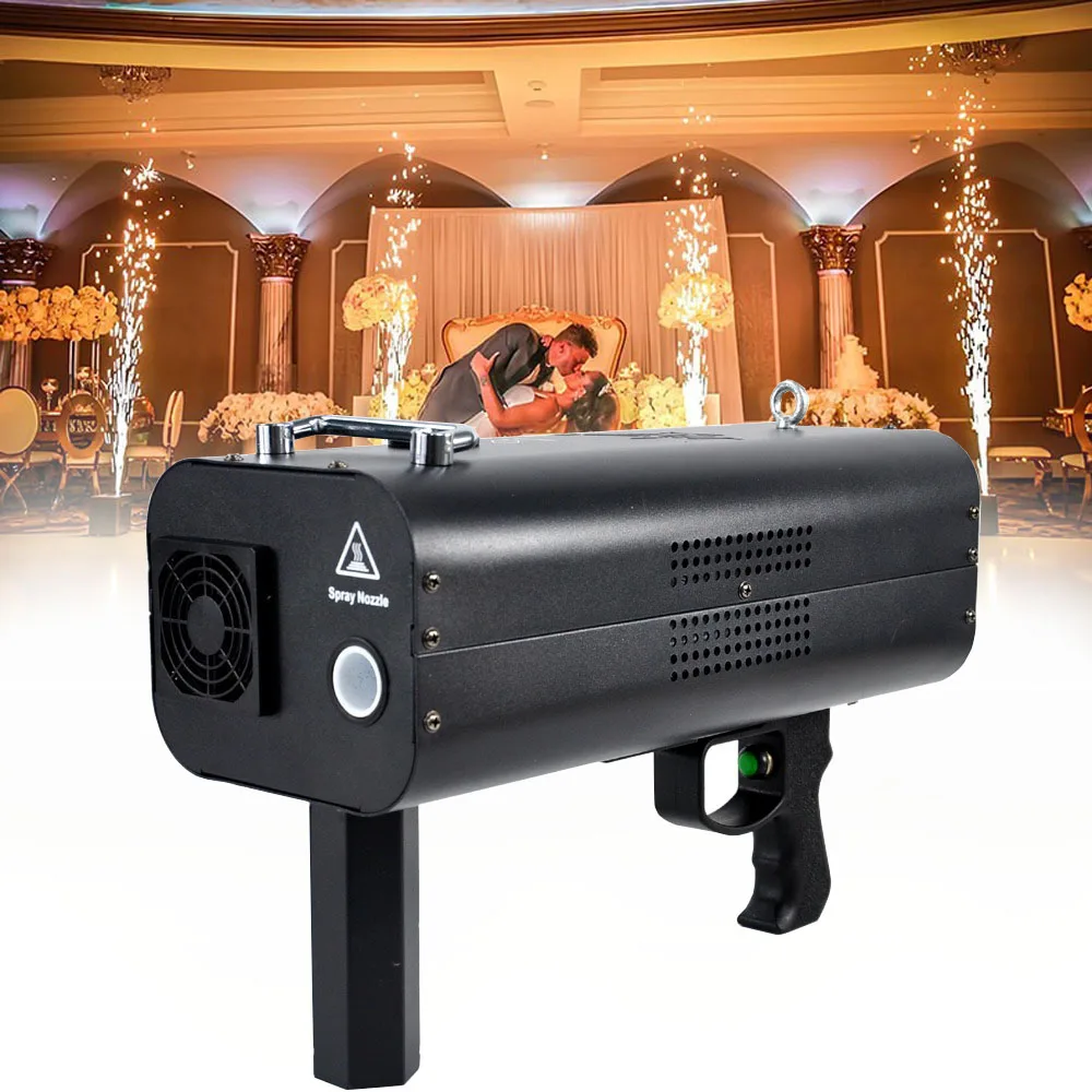 

700W Cold Sparkler Machine or Flightcase Ti Powder Clear Firework Handheld 700w Spark Fountain Sparkular Machine Stage