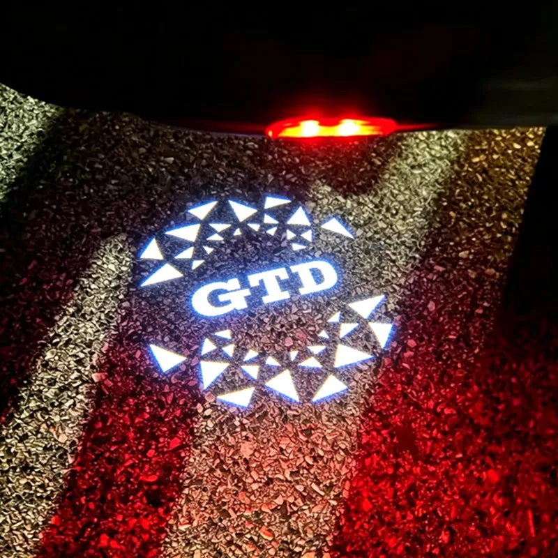 LED Car Door Interior Welcome Warning Light For VW GTD Tiguan MK1 MK2 Scirocco MK3 Touran 5T1 Teramont T-ROC Arteon CC Sharan