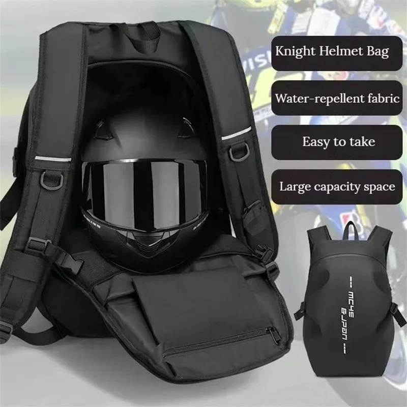 Large Capacity Motorbike Bag Waterproof Dirt-resistant Helmet Bag Full Helmet Motorbike Equipment Storage Off-road Duffel Bag