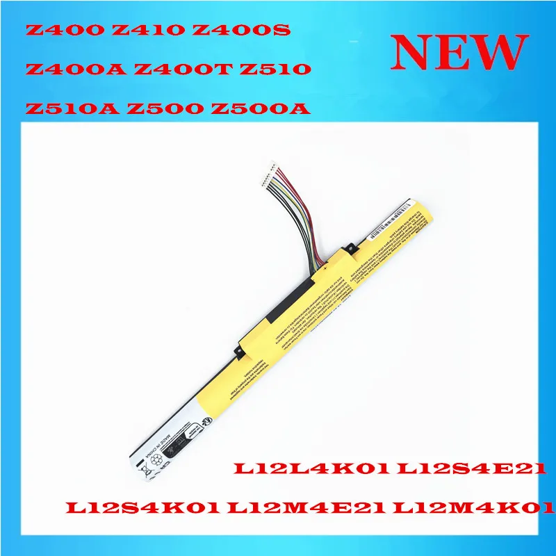 

Laptop Battery For Lenovo Z400 Z410 Z400S Z400A Z400T Z510 Z510A Z500 Z500A L12L4K01 L12S4E21 L12S4K01 L12M4E21 L12M4K01