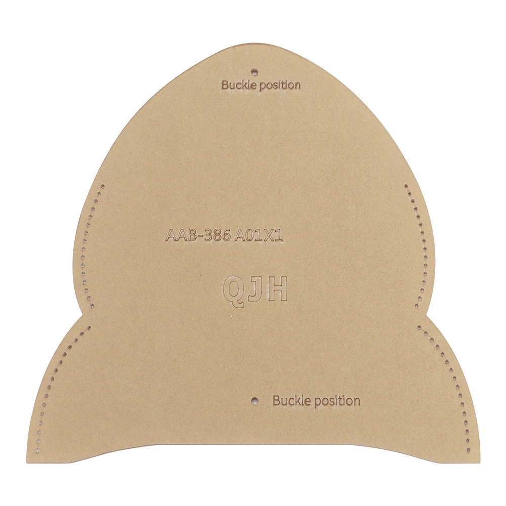 1set Leather Glasses Bag Making Template, Transparent Acrylic Material with Holes Sewing Mold, DIY Sunglass Bag Pattern Stencil