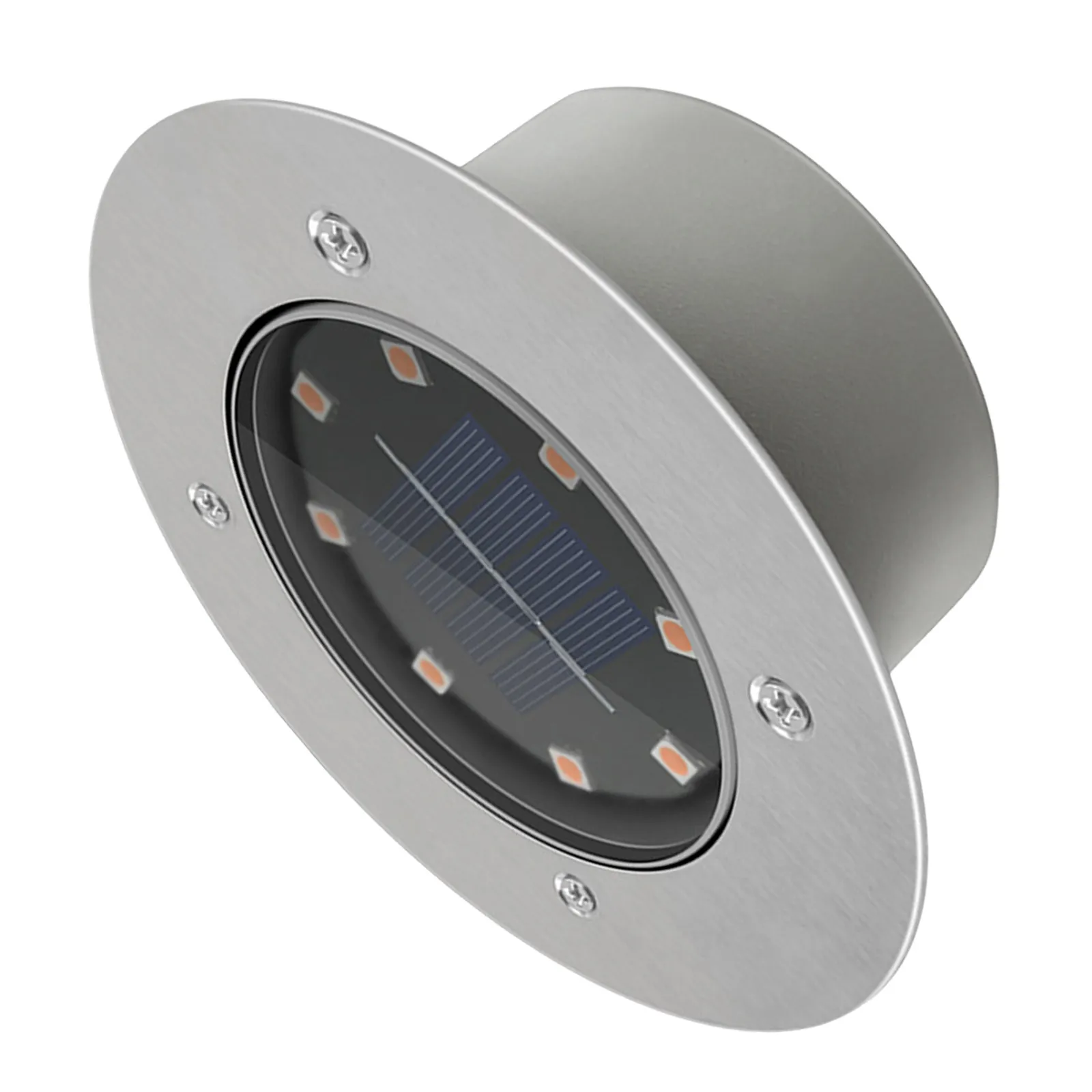 歩道屋外装飾芝生ライトソーラー式シルバーグラウンド景観照明