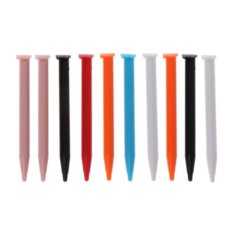 DN59 10 قطعة قلم بلاستيكي شاشة وحدة التحكم لأقلام اللمس لقلم شاشة لعبة 2DS XL / LL