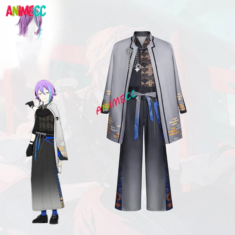 

ANIMECC IN STOCK Kamishiro Rui Cosplay Costume Wig Anime Project Sekai Colorful Stage Rui Cosplay Halloween Outfits for Men
