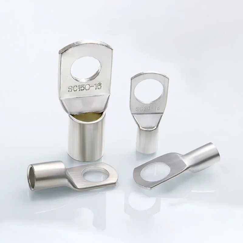 5/10/20Pcs Bolt Hole Tinned Copper Lugs Ring Crimp Terminal Wire Welding Cable Connector electrical terminals for cable