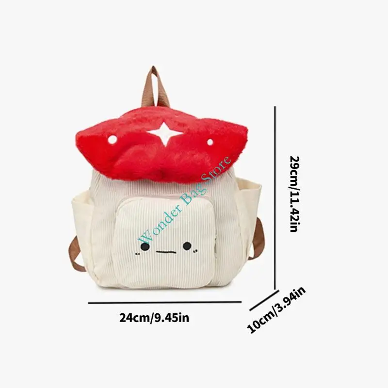 Pilz-Rucksäcke, Geldbörsen für Mädchen und Frauen, Reise-Tagesrucksack, Schule, Büchertasche, Handtaschen, Rucksäcke mit