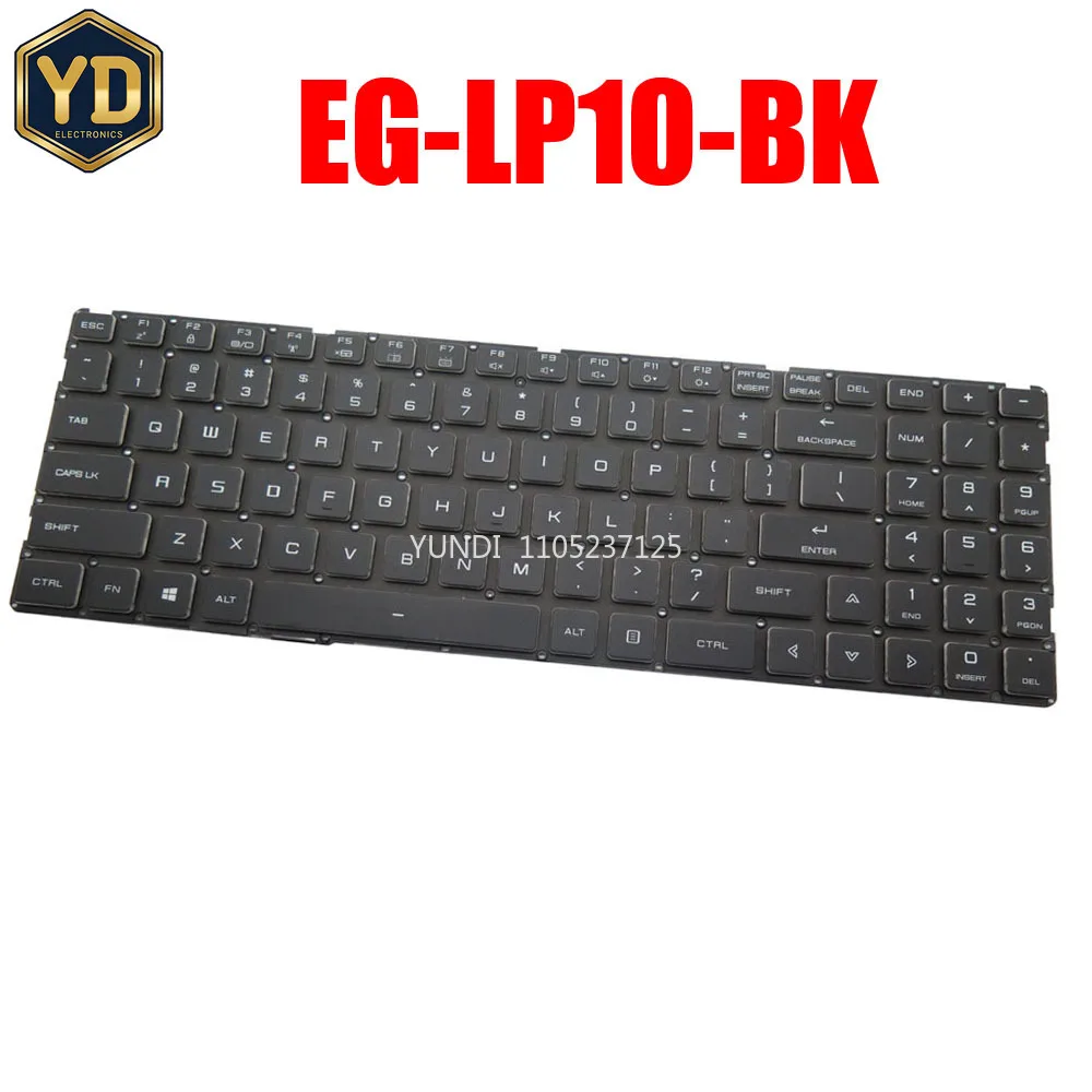 YD Laptop Keyboard For EVOO EG-LP10-BK Gaming English US Without Backlit Paper New