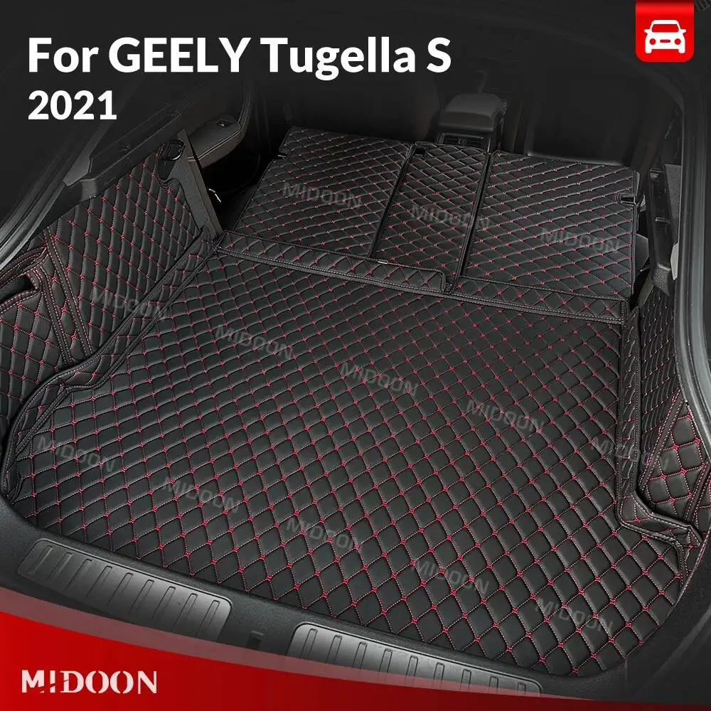 

Коврик в багажник для GEELY Tugella S 2021, полностью закрывающий, защитный, от загрязнений, аксессуар для салона автомобиля