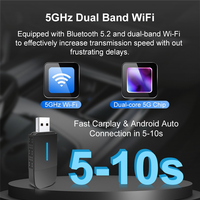 2 In 1 Carplay Wireless Adapter Wired To Wireless Carplay Box Car Interconnection Box Car Wireless Adapter Plug And Play