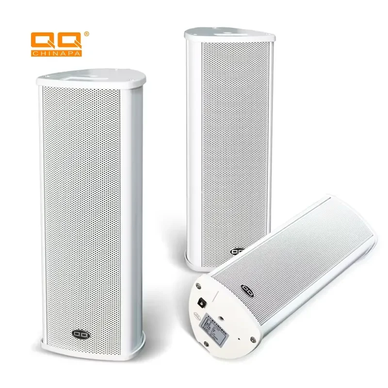 for QQCHINAPA 20W Smart Speaker WiFi Bluetooth Dual Channel Low Key Design Sound Column