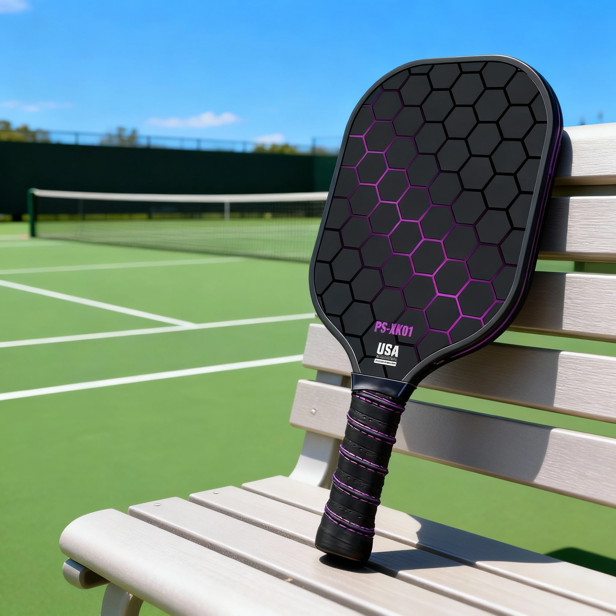 

Fiberglass Pickleball Paddle Set. Ideal for training and competition.