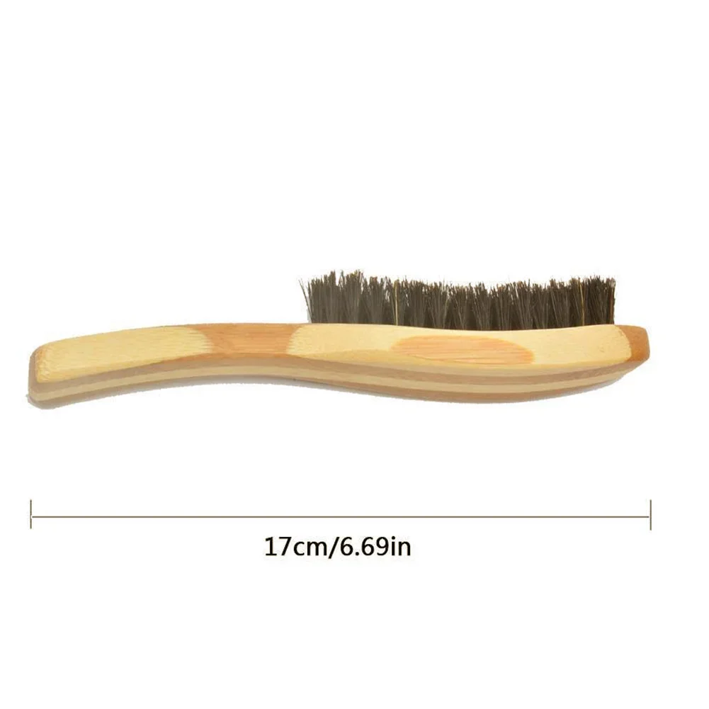 Beard Brush Boar Bristle for Men's Mustache Shaving Comb Face Massage Facial Hair Cleaning Brush Beech Long Handle