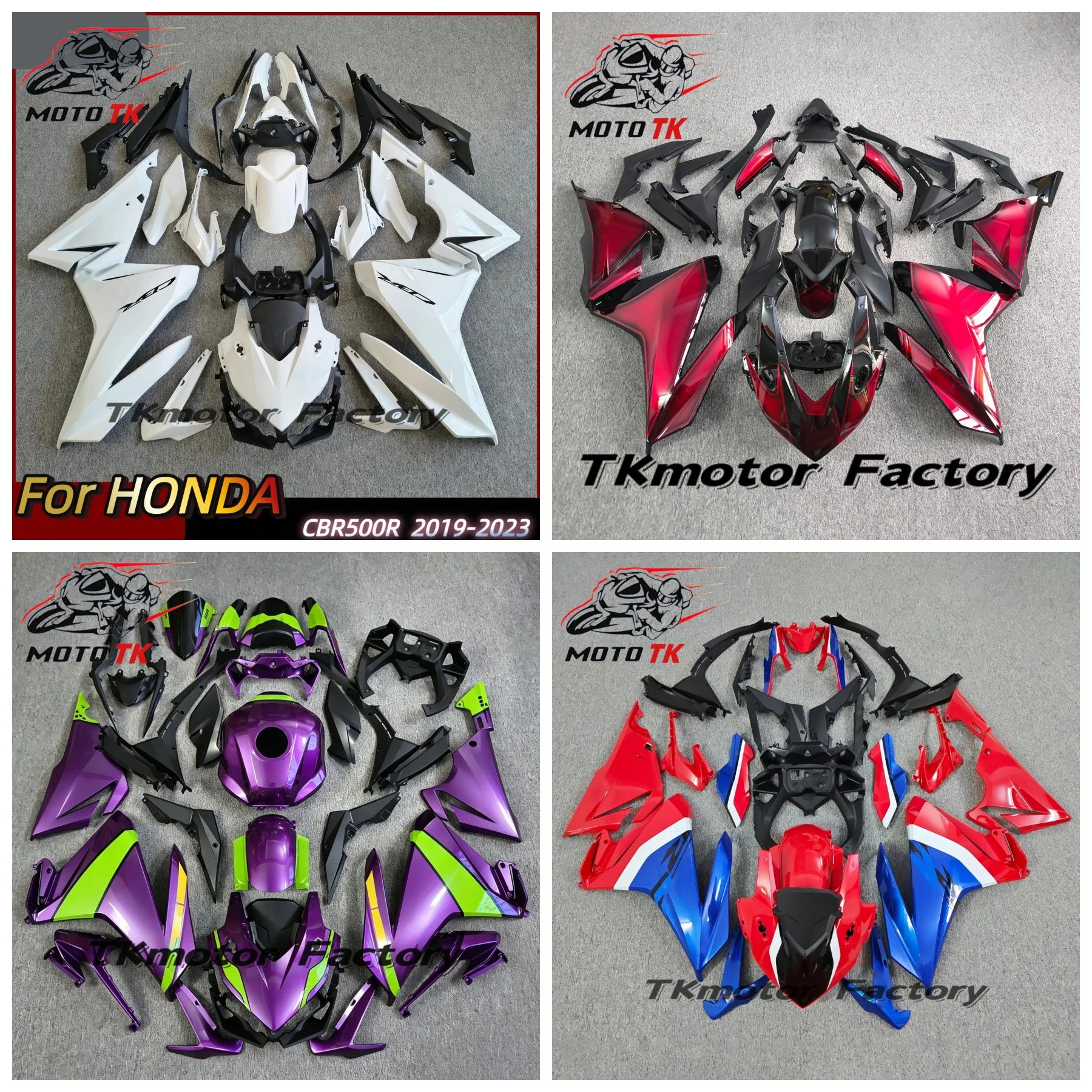 Multiple Choice Colors Motorcycle Fairing Kit Fit For Honda CBR500R CBR 500R 2019-2021 2022 2023 High Quality Bodywork Fairings