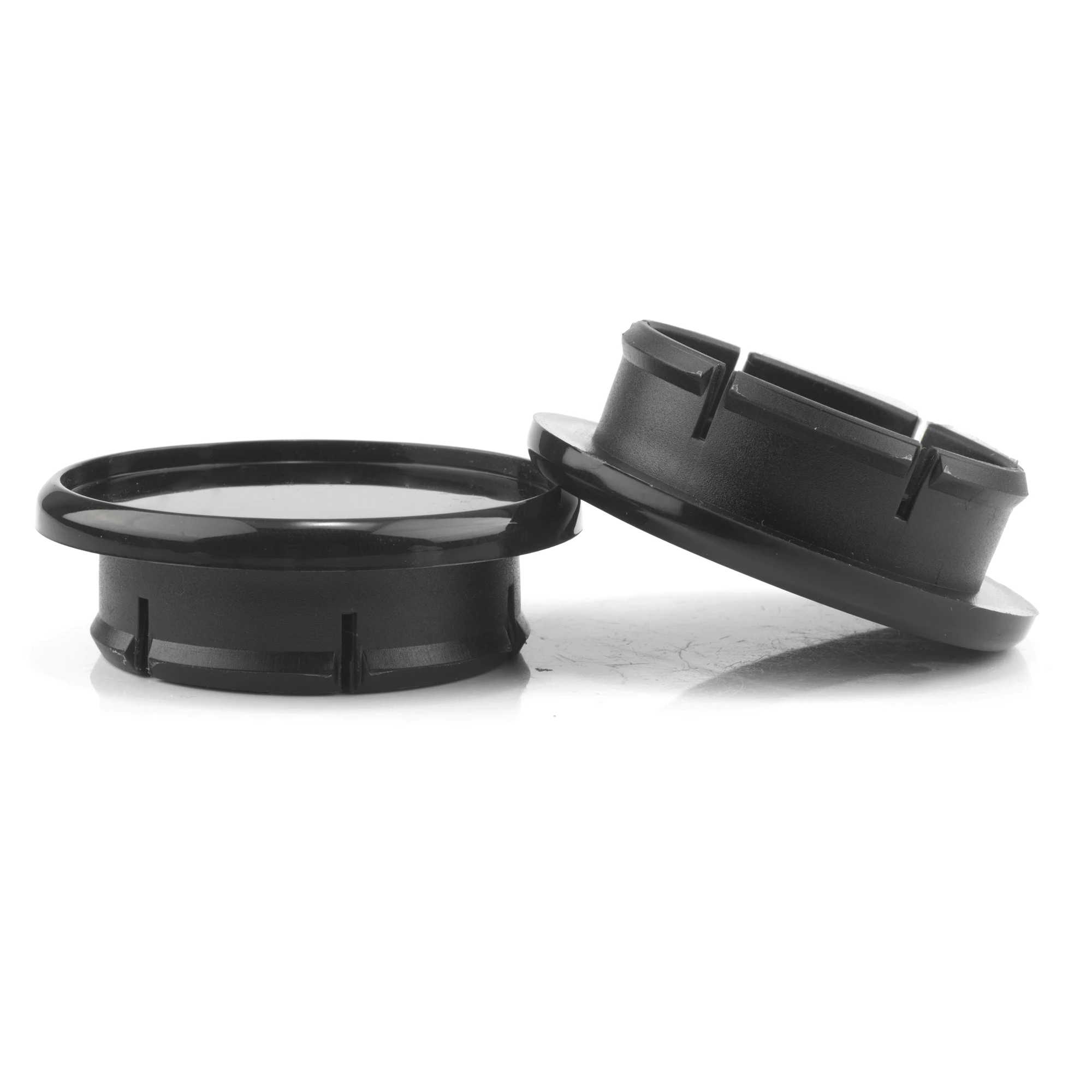 RhinoTuning 2 / 4PCS OD 55.8mm / 2.2 "ID 42.8mm / 1.69" غطاء مركز عجلة السيارة لعام 1998-2002 3200 GT 1979-2016 Quattroporte # 108947