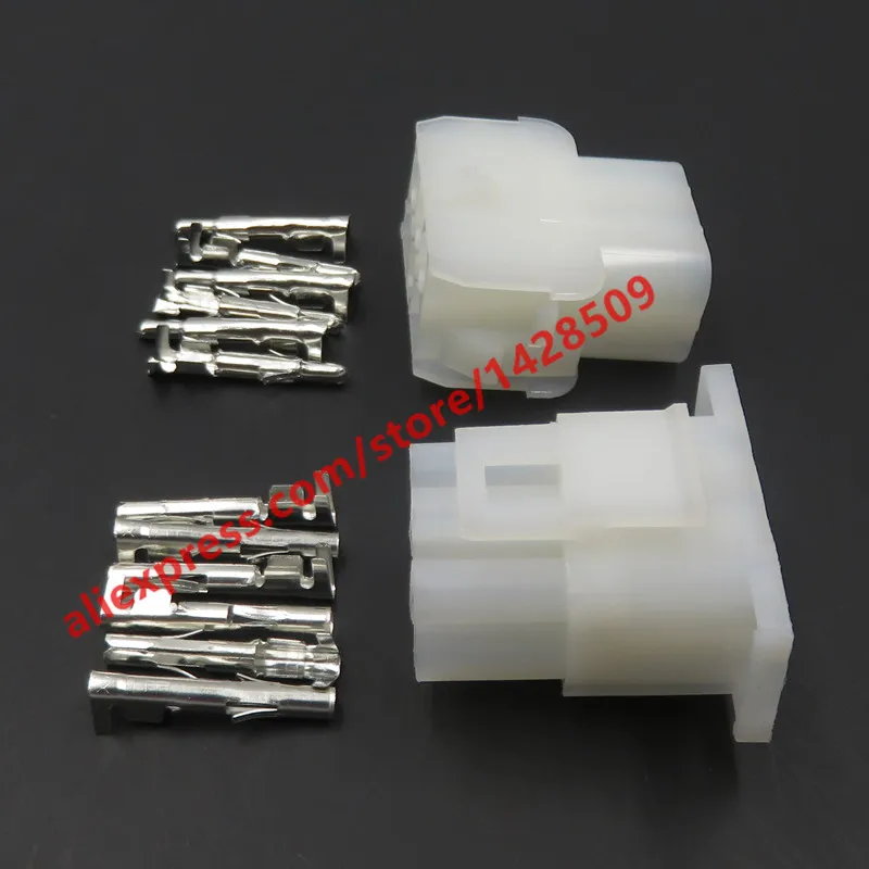 1 Set 6 Pin Electrical Connector 63080 Female And Male Plug For Elevator Auto