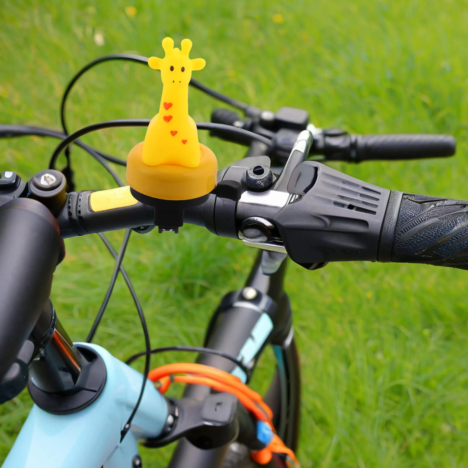 

Cute Yellow Deer Design Bike Bell Loud Crisp Sound 's Bicycle Bell Universal Fit for Balance Bikes Scooters