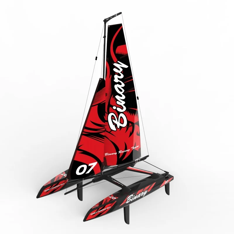 Remote-Controlled Competition Ship Joyway 8807v2 V3 Pure Wind New Catamaran Romote Control Sailing Model Children's Outdoor Toy