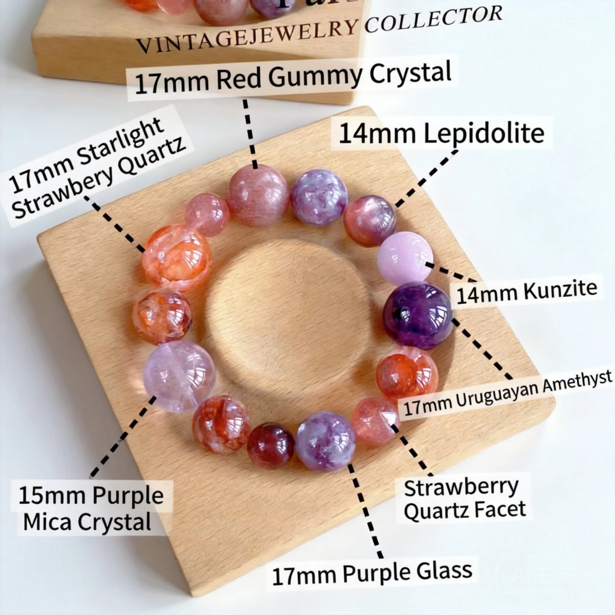 chinese-style-lucky-five-elements-natural-crystal-bracelet-red-gel-flower-strawberry-quartz-purple-grandmother-crystal-lepidolit