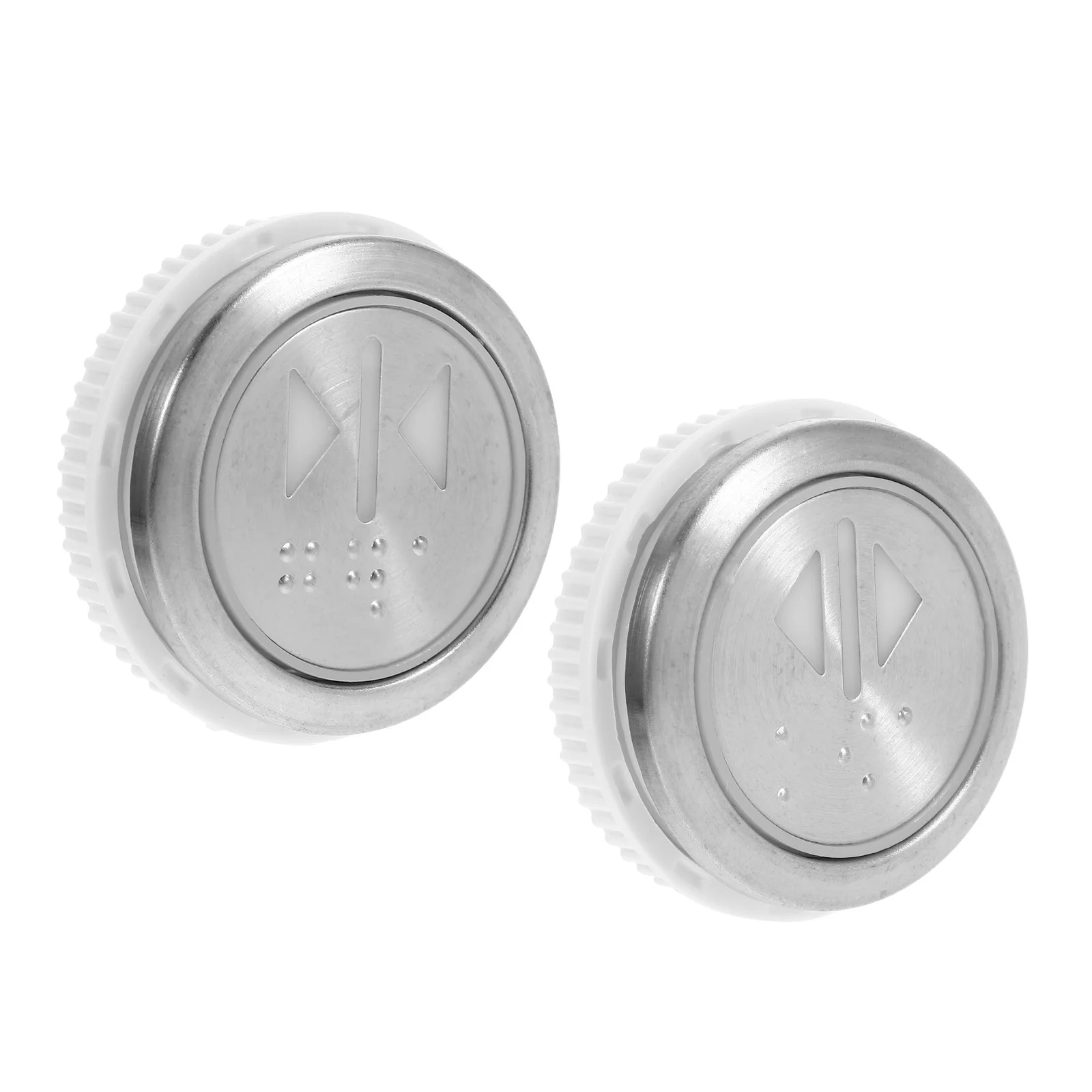 2pcs Replacement Switch Stainless Steel Round Lift Accessories Durable Push Button For Commercial Residential Buildings Elevator