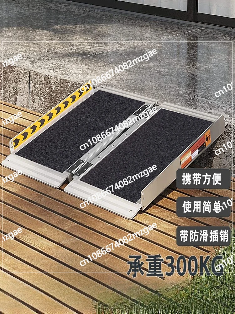Stairs Ramp Board Wheelchair Mobile Ramp Board Portable Accessible Ramp Foldable Car Up Step Board