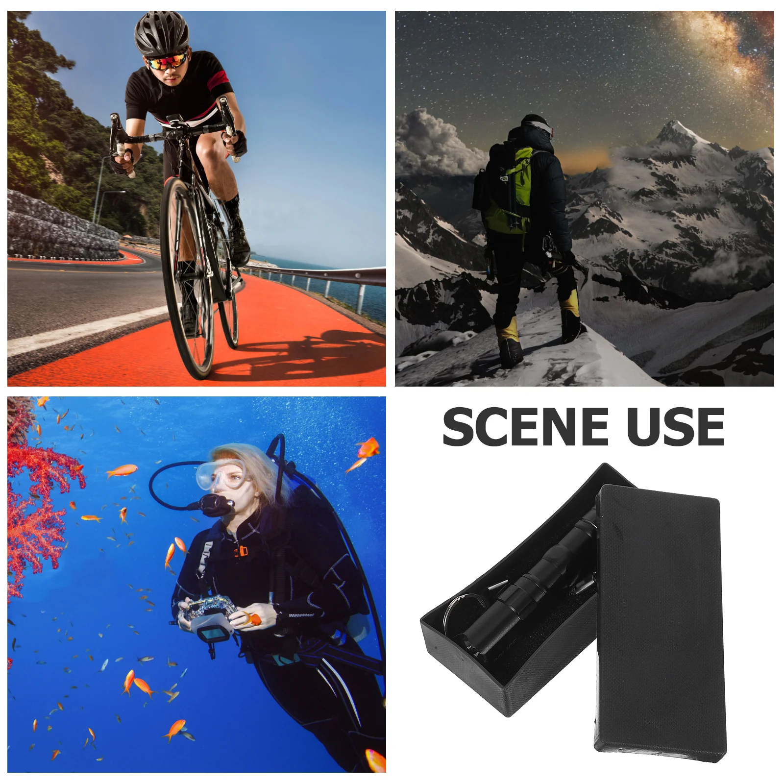 3W 300Lm Mini Led Flashlight Black Waterproof Shockproof For Outdoor Camping Hiking Hunting Torch Keychain Aluminum Alloy Light