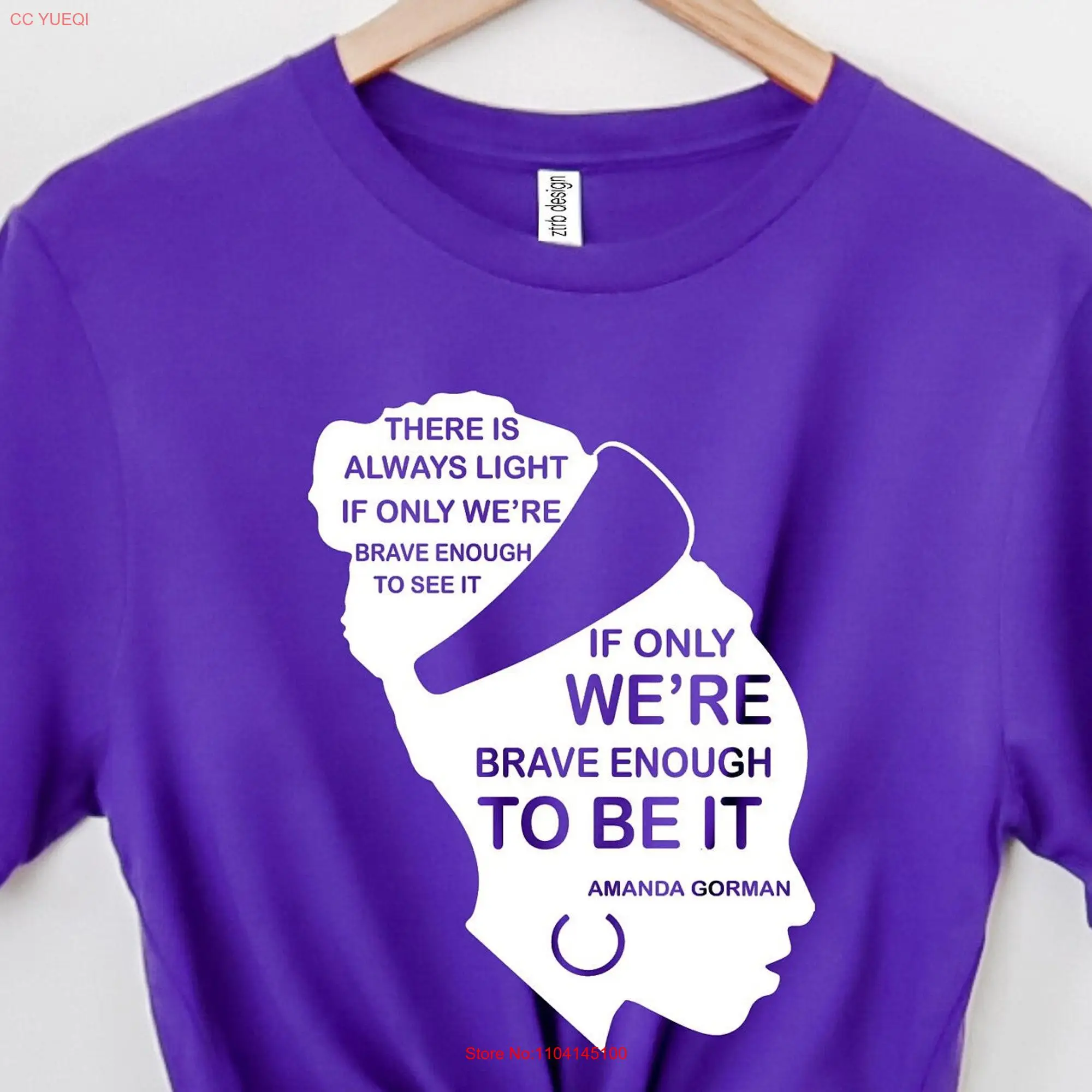 Camiseta de manga larga o corta para hombre, camisa de manga larga o corta, siempre hay luz