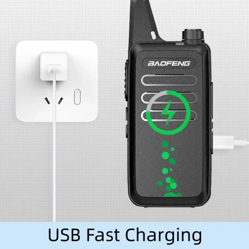 Baofeng 1/4PCS BF-T20 5W Mini Walkie Talkie Kid’s Toys USB Charging Upgraded of BF-C9 KD-C1 BF-777S Two Way Radios High Capacity