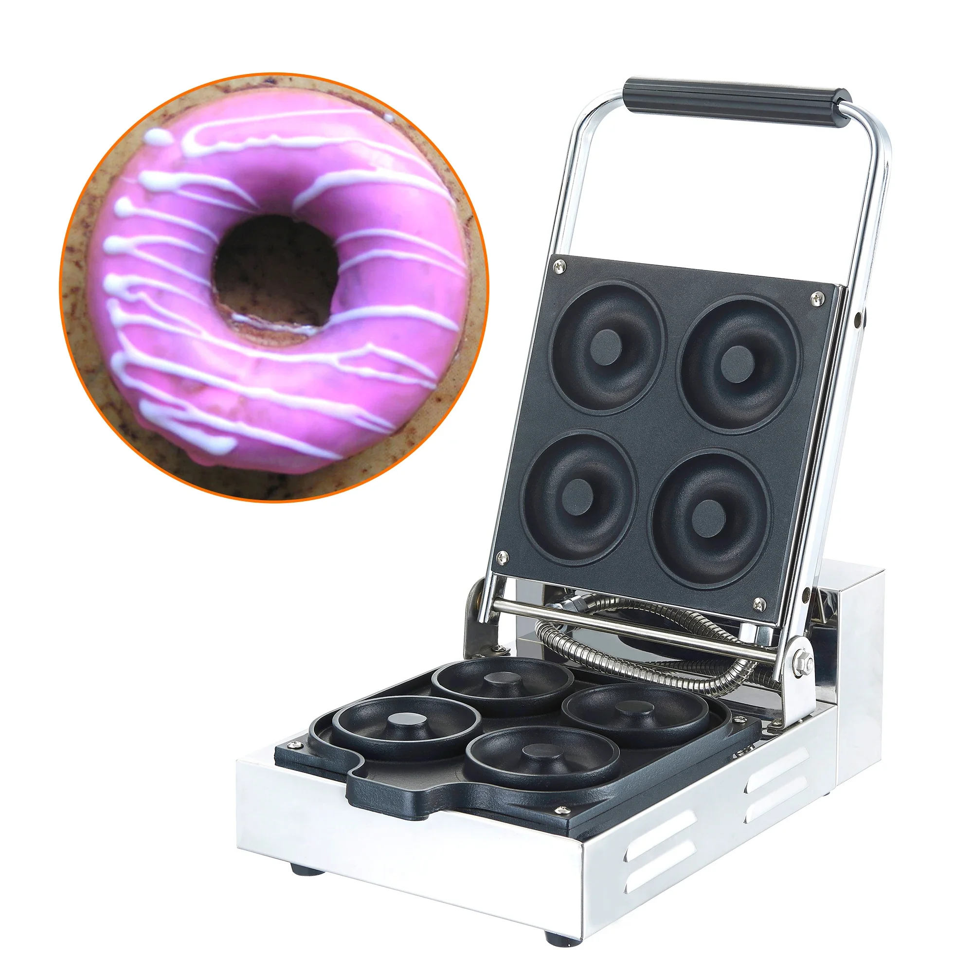 Hot Sale Commercial Appliances Electric Automatic Donut Bread Frying Machinery Mini Donut Making Machine