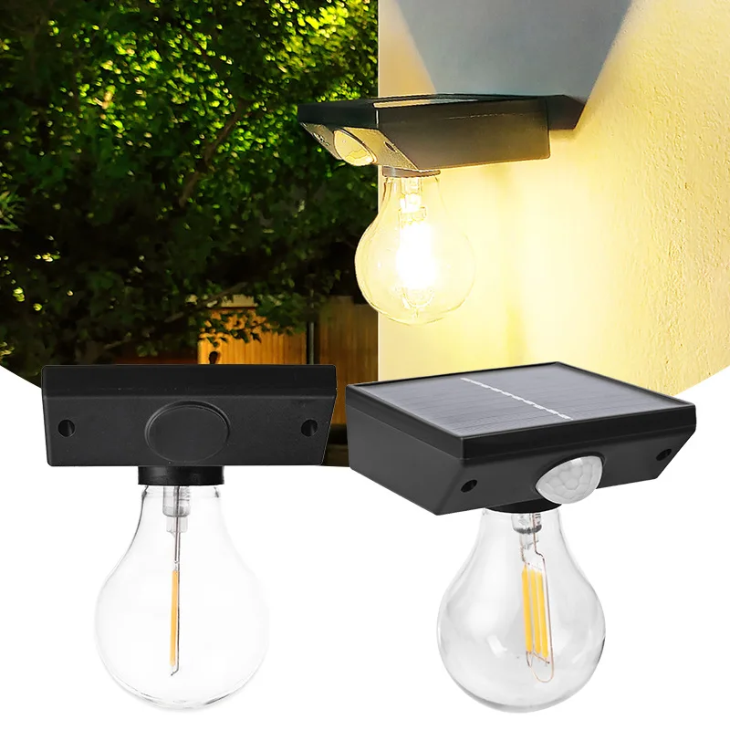 

Solar Led Light Outdoor Waterproof Solar Wall Light Bulb Motion Sensor/Light Control Yard Corridor Garden Decoration Wall Lamp