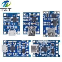 5PCS TZT Type-C Micro Mini 5V 1A 18650 TP4056 Lithium Battery Charger Module Charging Board With Protection Dual Function