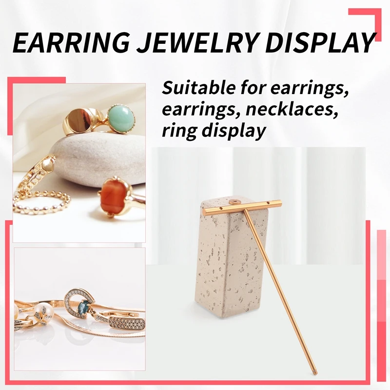

Metal Earring Jewelry Display Plaster Creative Organizer Earring Jewelry Display Stand Hard Display Stand Holder