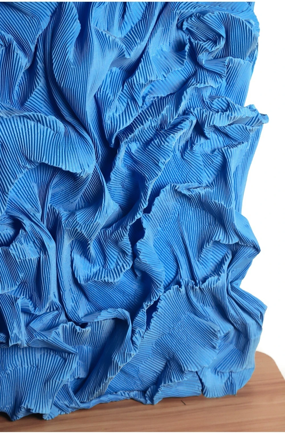 Tela prensada moldeable |   Textured plisado hecho a mano para tableros de arte DIY y fondos de boda