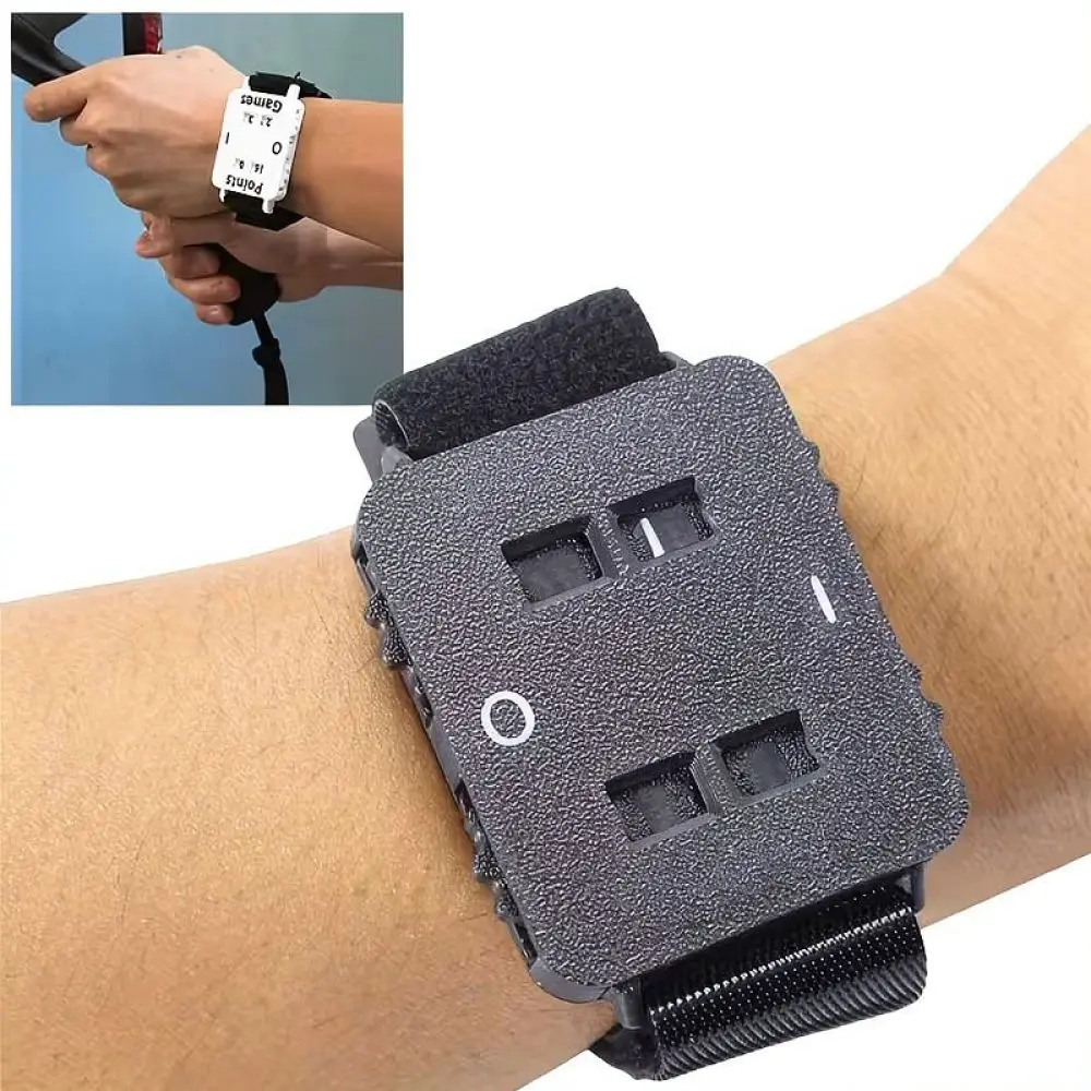 Manual Score Counter Bracelet For Tennis Badminton Paddle Games Durable Wrist Tracker Racket Sports Gear Accessory