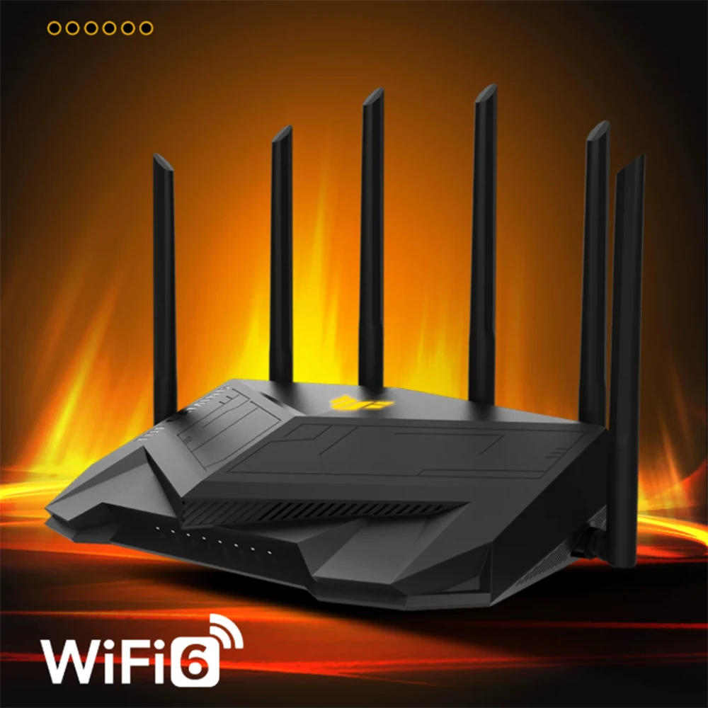 ASUS TUF-AX5400 V2 Wireless Router WiFi 6 Dual Band Gigabit Gaming Home (No Retail Box)