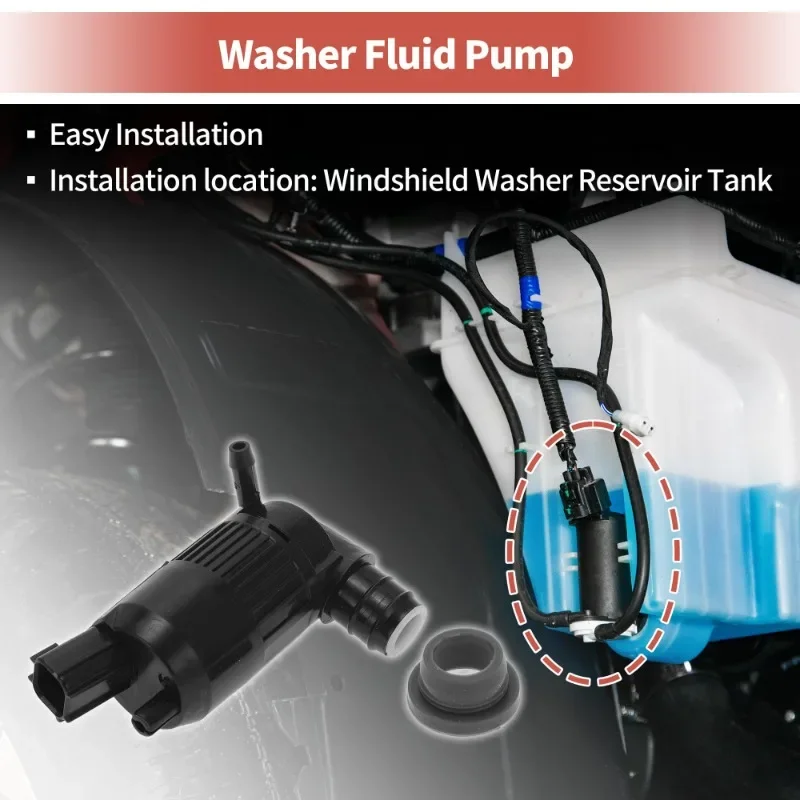 BA5317664AA Scheibenwaschpumpe mit Gummidichtung, passend für Ford Mondeo, Taurus, Ranger, Lincoln MKZ, EVOS, F-150, Autozubehör – Detail 5
