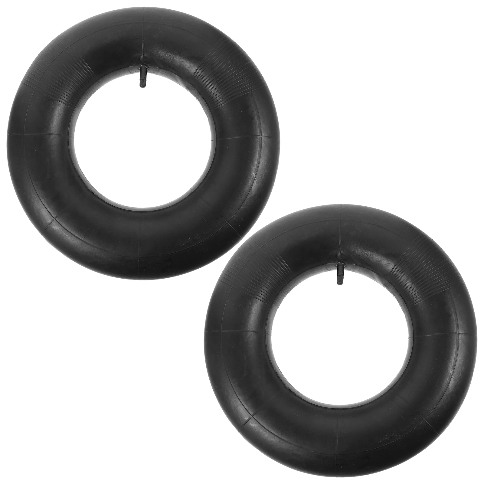 

2 Pcs Lawn Mower Tires with Rim Inner Tube Lawnmower Tube​ Tractor Tubes Rubber