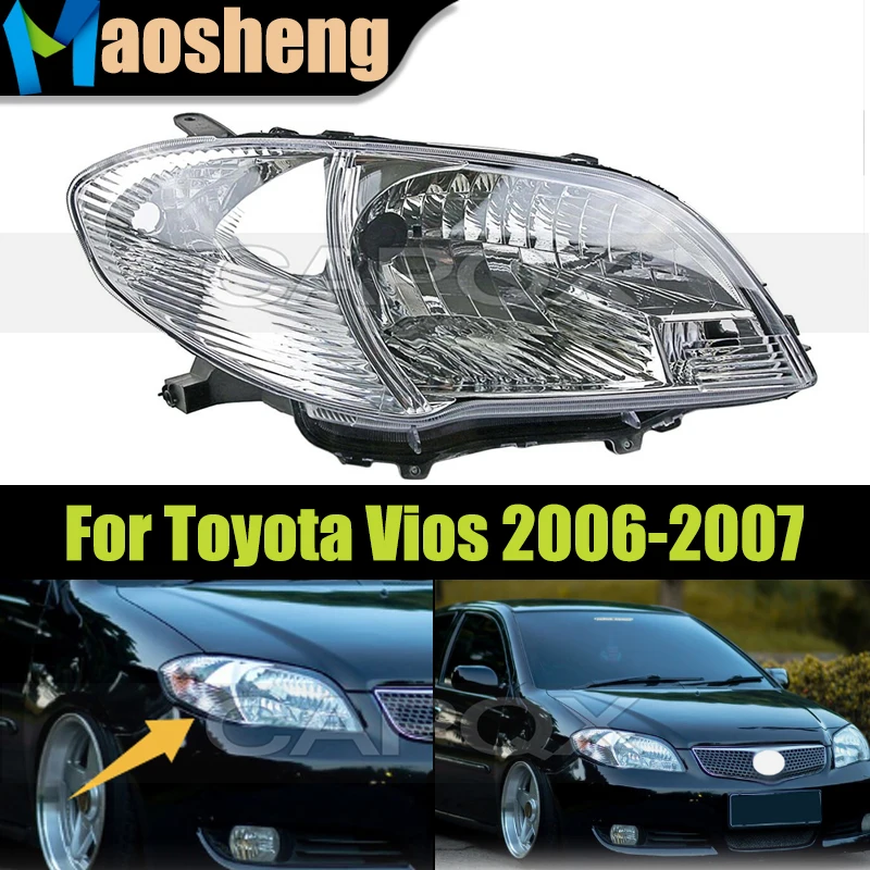 

Галогенная передняя фара для Toyota Vios 2006 2007, фара, головной свет