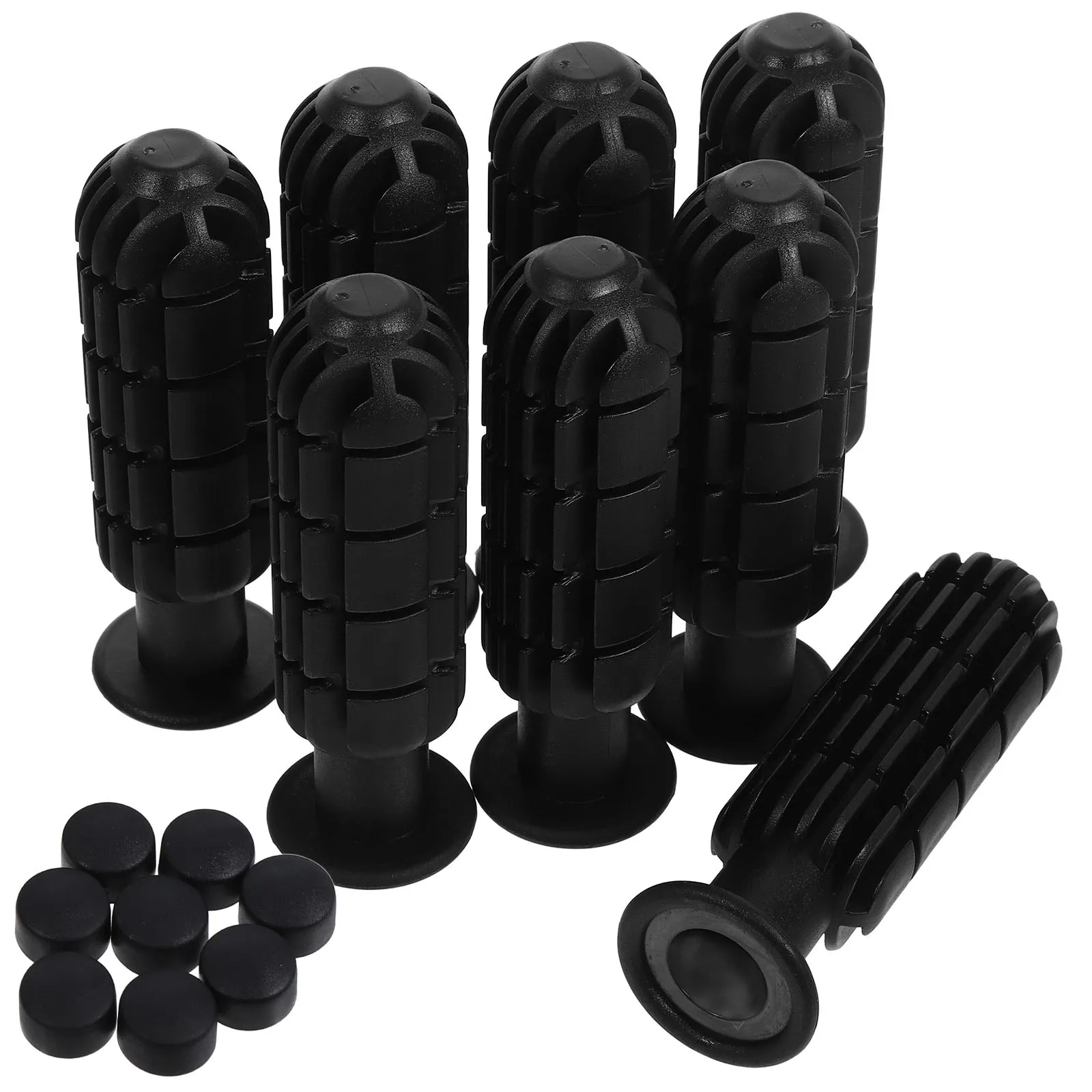8pcs Foosball Anti-Skid Table Soccer Nonskid Handles Handles Sturdy Pp Replacement Grips For Football Machine Play