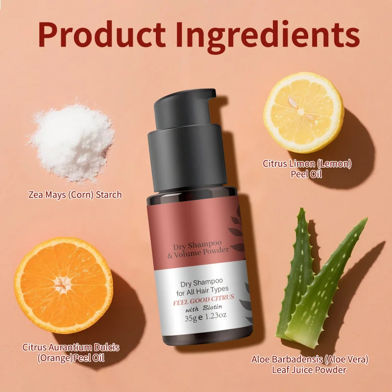 

Сухой шампунь, освежающий и пушистый спрей без ополаскивания, текстура, сухой шампунь, порошок, шампунь-спрей, 35 г