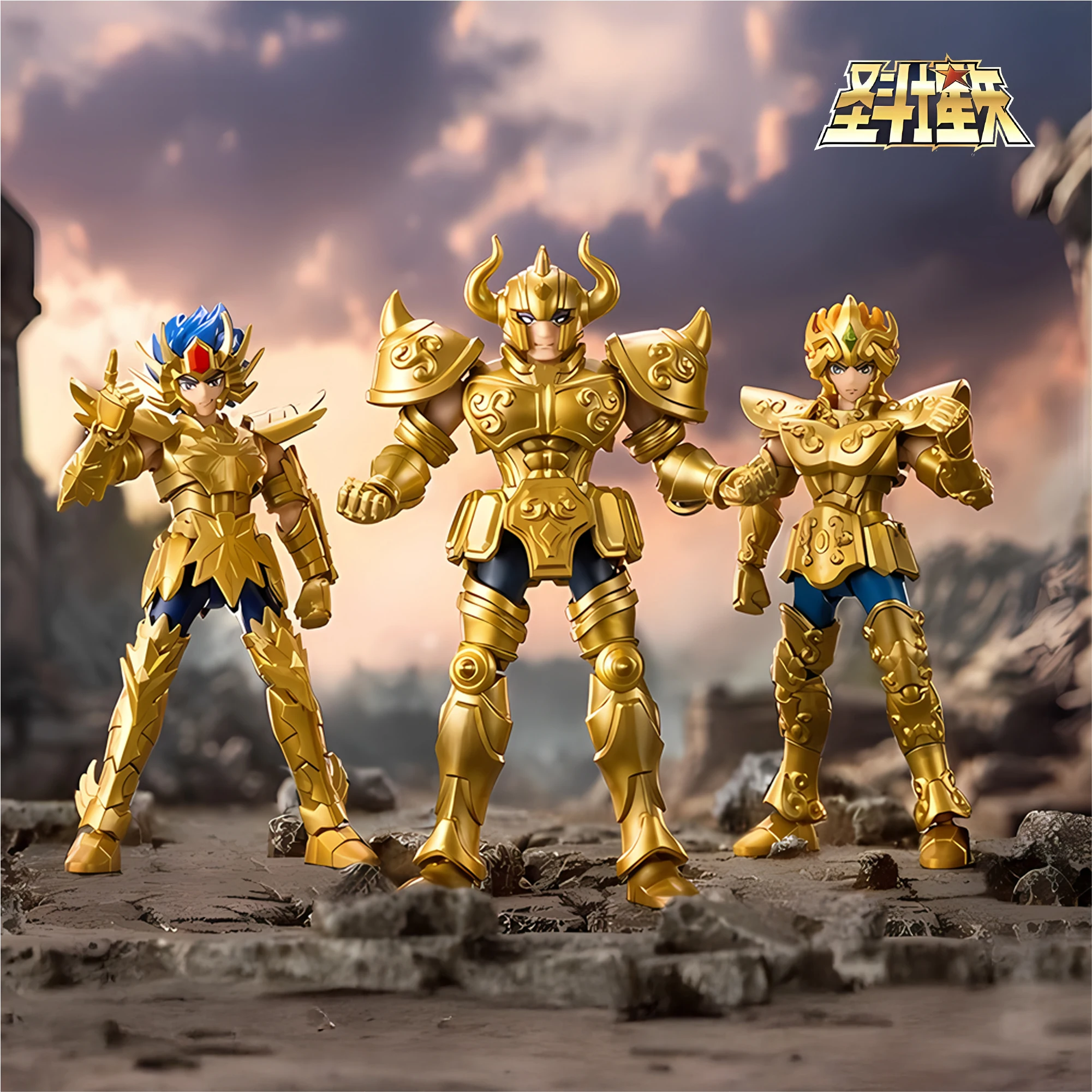 متوفر في المخزون إصدار Saint Seiya Galaxy الأصلي المجلد 3 المجلد 2 المجلد 1 سلسلة شخصية الصندوق العمياء نموذج هدية ألعاب الأطفال #4