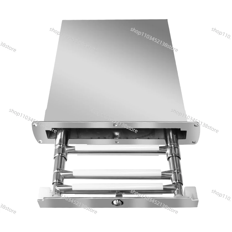 Marine Stainless Steel 2 Step/ 3 Step Box Folding Yacht Swim Ladder Telescopic Box Ladder