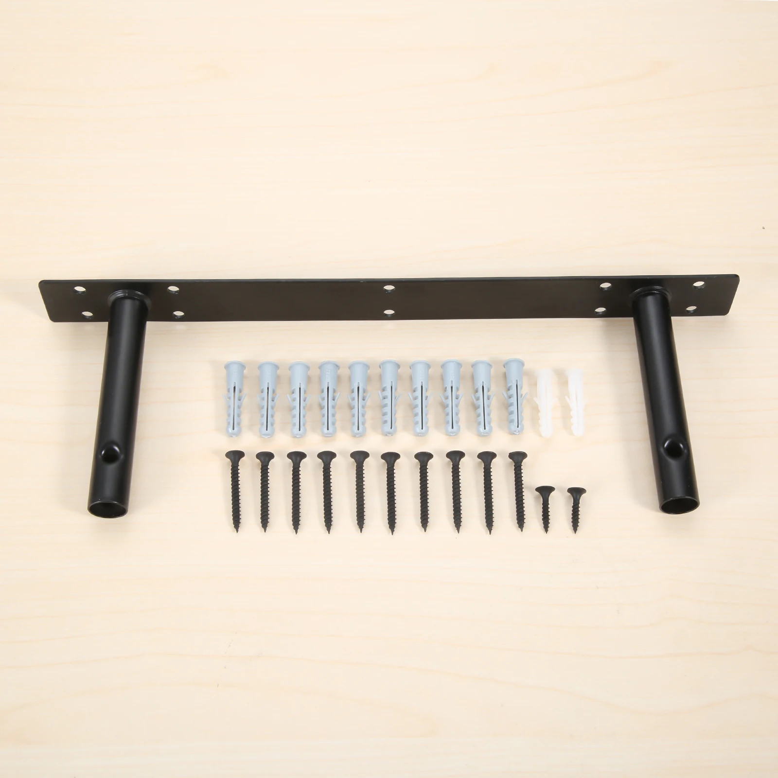 1PC 300/400mm Shelf Bracket With Screws Double T-shaped Bracket For Home Bathrooms Kitchens Living Rooms Bedrooms Offices