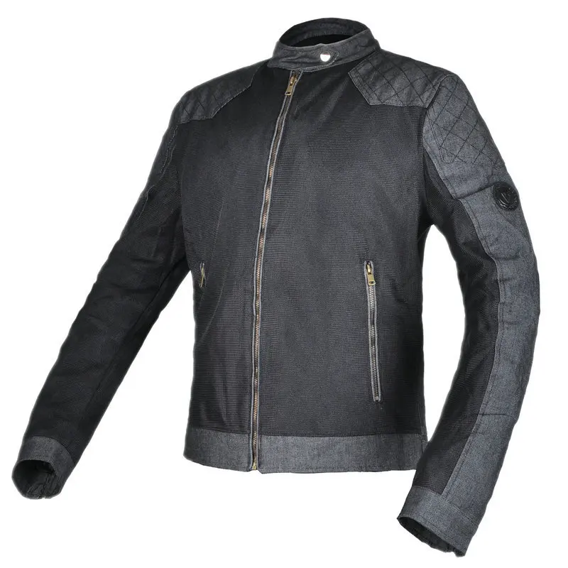 VOLERO Motorcyclist Jacket Clothes Men and Women Summer Mesh Breathable Recreational Motorcycle Riding Jacket Anti-drop Clothing