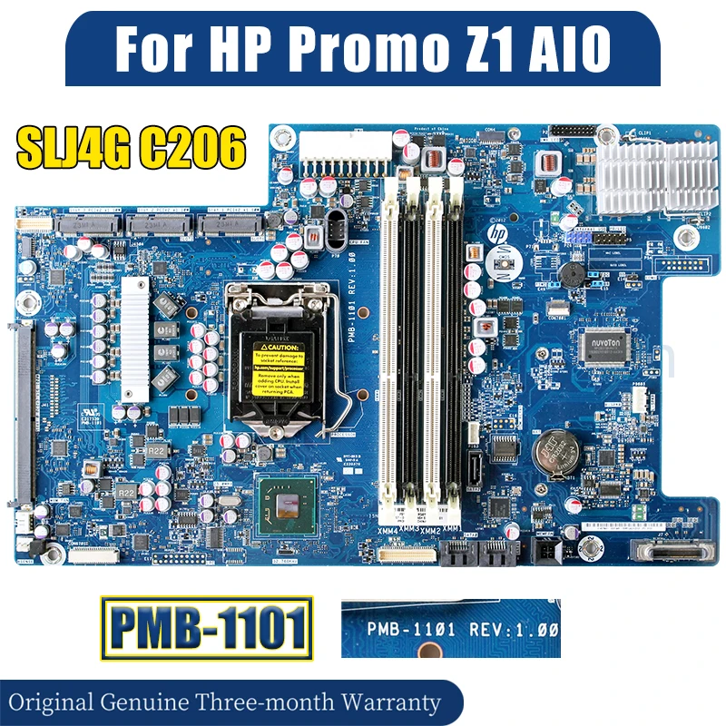 

PMB-1101 для HP Promo Z1 AIO Настольный хост 647278-001 681957-001 SLJ4G C206 компьютерная материнская плата 100% тестирование