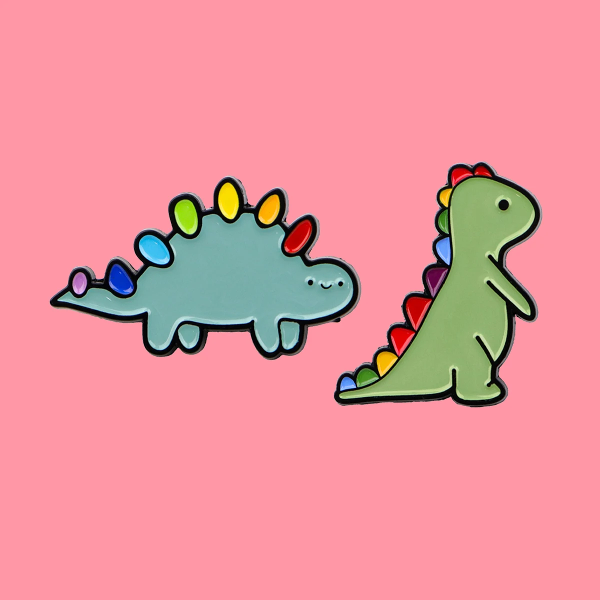 Niedliche Cartoon-Dinosaurier-Emaille-Anstecknadeln, lustige Tiere, Brosche, Anstecknadel, Abzeichen auf Rucksack, Kleidung, Accessoires, Modeschmuck, Geschenke