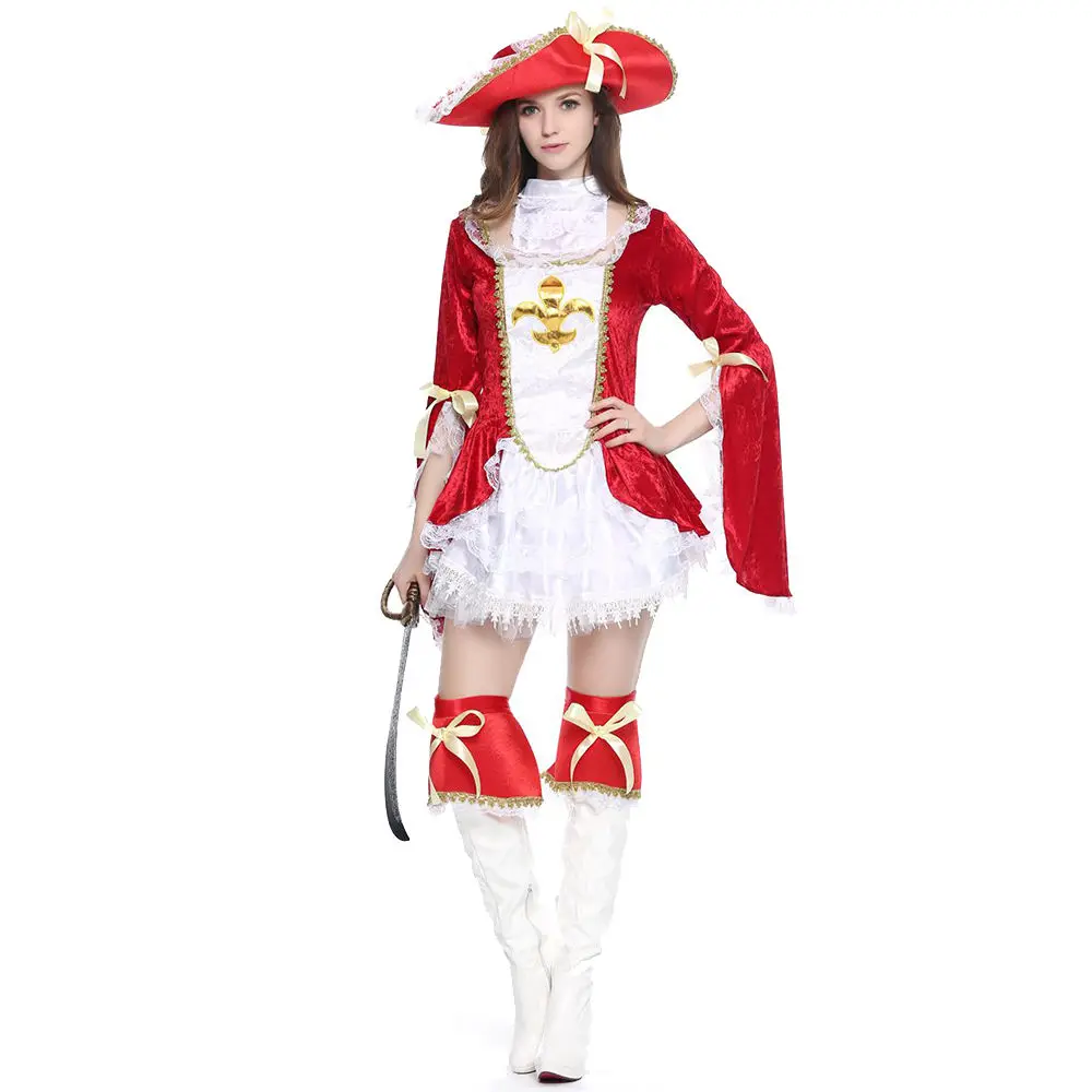 Halloween Masquerade Girls Pirates of the Caribbean Princess Show Costume